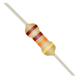 1000 Unidades Resistor 11k 5% 1/4w Cr25 Pth