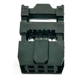 100x Conector Idc Fc06 Latch Femea 06 Vias P/ Flat 