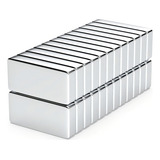 10pcs. Imã De Neodimio Retangular 20x10x4mm - N35