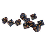 10pcs 10 Sided Dados D10 Poliédrico Dados Para Dungeons E D