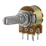 10un Potenciometro Linear Duplo 100kb Ohms (3521)