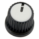 10x Botão Knob Redondo Painel Com Parafuso - Branco