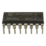10x Circuito Integrado Ic74ls670c (74ls670)