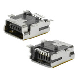 10x Conector Mini Usb Fêmea P/ Pci Micro Usb V3 5pinos