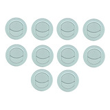 10x Difusor Ar Condicionado Caminhão Trator Van 80mm - Cinza