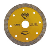 10x Disco De Corte Serra Mármore Diamantado Turbo Gold 110mm