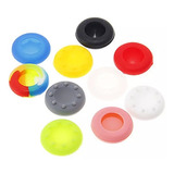 10x Grips Silicone Colorido Xbox 360 Ps3 Ps2 8pin 21mm