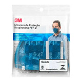 10x Máscara Respirador 3m Pff2 9820 Br Pff-2 N95 Inmetro