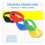 10x Pulseira Tag Proximidade Rfid Smartcard 13.56mhz 1kb