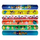 10x Pulseiras Coloridas P/ Crianças Bracelete Bate Enrola