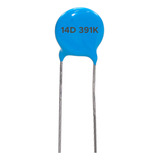 10x Varistor 14k 250vac (s14d391 / 14d391k250vac) Uso Geral
