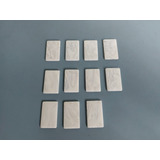11 Antigas Fichas Brancas Galalite / Baquelite Peroladas