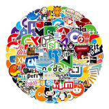111 Stickers Programador Hacker Softwares C++ Java Atom Ruby