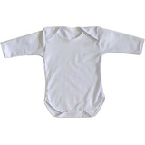12 Body Infantil Sublimação Manga Longa Ribana 100% Polieste