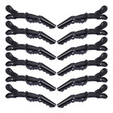 12 Cabelo Clips Tipo Bico Pato Presilhas Crocodilo Prendedor