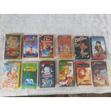 12 Caixas Vhs Infantis Disney Barbie Pokemon Só As Caixas