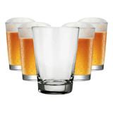 12 Copos Vidro Resistente Bar Caldereta Chop Tradicional 350