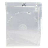 12 Estojo Capa Box Case Blu-ray Simples Transparente Novo