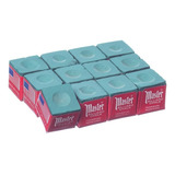 12 Giz Master P/ Taco Bilhar Sinuca Made In Usa Cor Verde-escuro