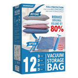 12 Sacos De Armazenamento A Vácuo Space Saver, Armazenamento