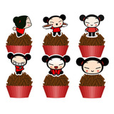 120 Tags Toppers Personalizados Doces Docinhos Pucca