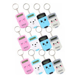 12×chaveiro Infantil, Mini Calculadora, 12 Lindos Enfeites
