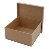  14 Caixas Tampa De Sapato Mdf Decoração Festas 25x25x10
