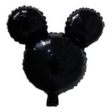 15 Balão Metalizado Mini Mickey Perfil Preto De 37 Cm 