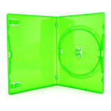 15 Estojo Caixa Capas Box Dvd Amaray Verde Cx Para Xbox 360