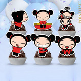 150 Tags Toppers Para Doces Docinhos - Pucca