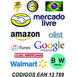 1500 Códigos De Barra Ean 13 Olist Google Shopping Amazon