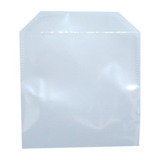 1500 Envelopes De Plástico Transparente Liso Saquinho Para Embalar Mídia Cd/dvd Saco Com Aba E Sem Cola 12,5x12,5cm