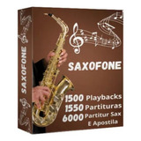 1550 Playbacks+1550 Partituras +6000 Part Sax E Apostila