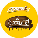 156 Lacre Adesivo - Chocolate - Artesanal 4x4 Cm