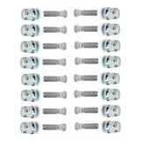 16 Porcas+ 16 Prisioneiro Cromada Escort Fiesta Ka Courier 