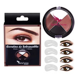 18 Kit Para Sobrancelhas Atacado Sombras Iluminador Fixador