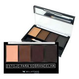 18 Kit Sobrancelha Sombras Iluminador Fixador Pincel Atacado