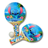 18 Kits Raquete Ping Pong Personalizada Stitch