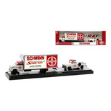 1968 C60 & 1958 Chevy Apache Stepside R57 M2 Machines 1/64