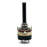 1un Potenciometro 1m Log Com Chave 23mm L40