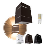 1x Arandela Frisos E Facho Externa + Led G9 5w St327