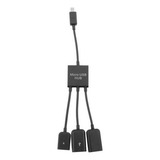 2 Adaptador De Cabo Otg Do Host De Carregamento De Energia 3