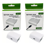 2 Baterias E Cabo Carregador Para Controle Xbox Series S/x