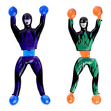 2 Bonecos Furia Ninja Hero Squad Gruda Desce Parede E Vidro