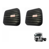 2 Borracha Pedal Freio Embreagem Caminhão Ford Cargo Novo