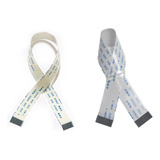 2 Cabos Flat 7,24 Vias X 25cm P/ Som Sony Genezi Sh 2000