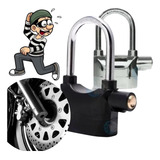 2 Cadeado Moto Bike Alarme Sonoro Anti-furto Roubo Fechadura