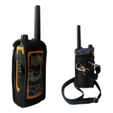 2 Capas Em Couro Legitimo Rádio Talkabout Motorola T400 T470