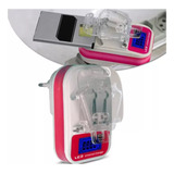 2 Carregador Fonte Universal Lcd Digital Bateria Celular