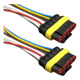 2 Chicote 5 Vias Lanterna Traseira Randon Diamond Selado